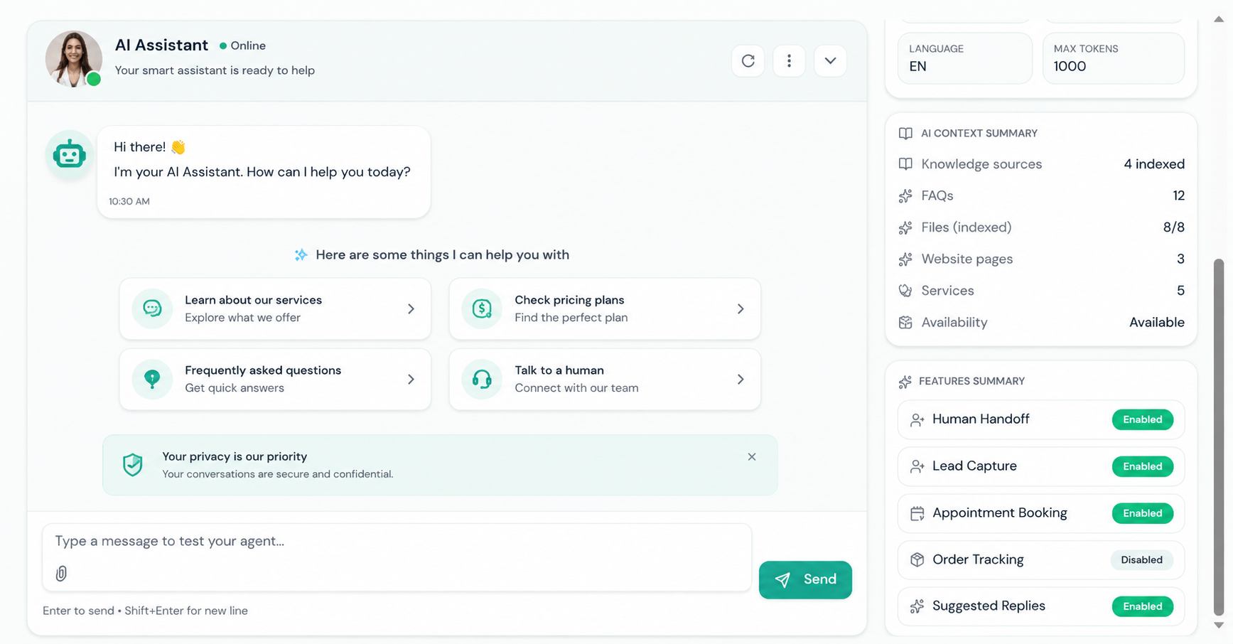 Website AI Chatbot