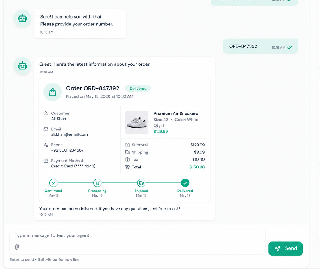 Order Tracking