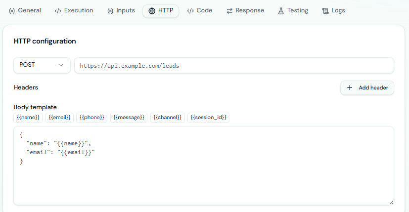 Custom Actions & Integrations