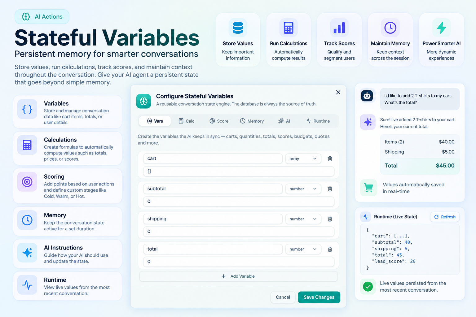Stateful Variables: Give Your AI Persistent Memory