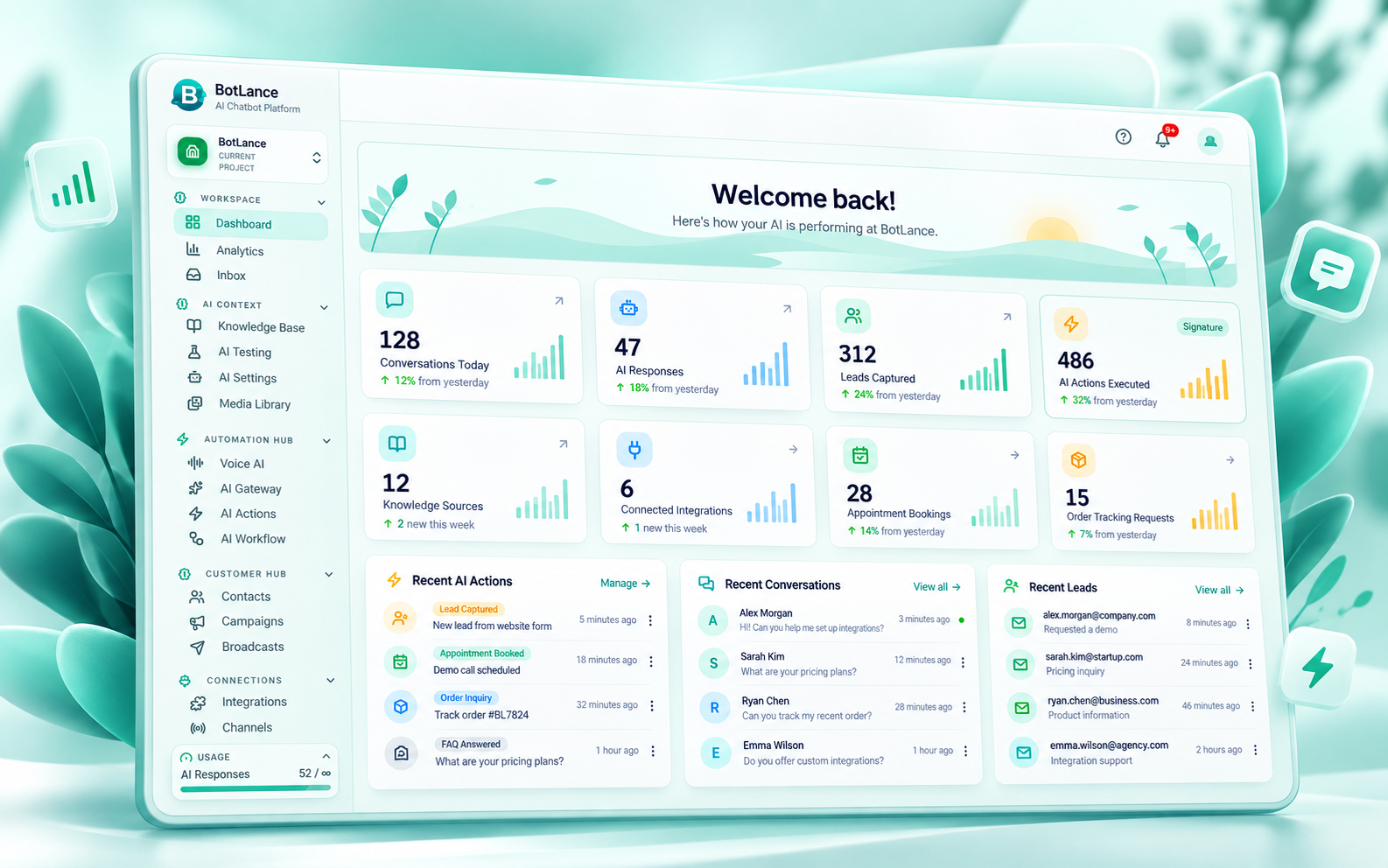 Everything your team needs, in one workspace.